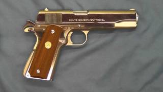 Experimental Nickel Colt Government Model Mark IV Series 70 1911A1 [upl. by Mccormick]