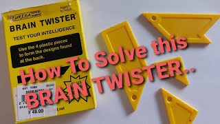 How to Solve quotBRAIN TWISTERquot Puzzle [upl. by Selfridge]