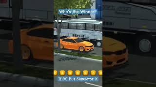 Bus vs Sedan Sport Siapa Pemenangnya  IDBS Bus Simulator X Multiplayer [upl. by Jak]