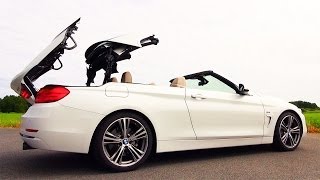 BMW 435i Presentation Roof Open Cabrio Verdeck Review Impressions F33 2014 commercial trailer [upl. by Alohs845]