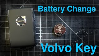 Volvo SPA Key Battery Replacement  XC90  XC40  C40  V60  S60  V90  S90  Polestar [upl. by Marjana132]