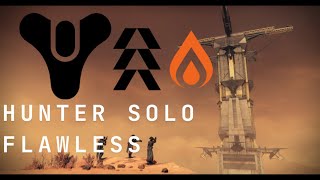 Solo Flawless Spire Of The Watcher on Hunter  Episode  Echoes Destiny 2 [upl. by Akenna86]