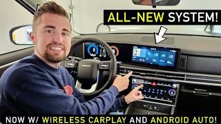 NEW Hyundai amp Kia ccNC Infotainment System WIRELESS CarPlay amp Android Auto Review amp Tutorial [upl. by Dralliw]