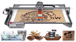 VEVOR Laser Engraver 5W Output Laser Engraving Machine 161quot x 157quot Large Review [upl. by Kiki]