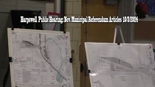 Town of Harpswell Public Hearing amp Select Board Meeting 1032024 [upl. by Patterman]