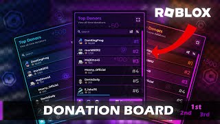 Monetize your Roblox game  Donation Board [upl. by Kcirdlek]