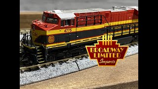 Will it run N Scale Broadway Limited ES44AC in KCS colors with DCCSound Trains with Shane Ep34 [upl. by Persson493]