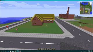 Minecraft City Building Timelapse 1 [upl. by Sremmus]