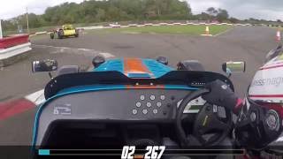 Llandow Track Day 43500 Lap in My Caterham R500 Duratec [upl. by Wye]