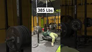 Bench Press 385 Lbs [upl. by Osana]