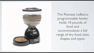 Petmate Le Bistro PortionControl Automatic Pet Feeder [upl. by Dowlen]