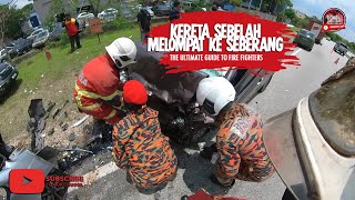 Kereta Sebelah Melompat Ke Seberang  Bomba Cyberjaya • The Ultimate Guide to Fire Fighters [upl. by Inttirb]