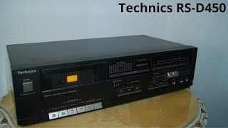 Technics RSD450 Stereo Cassette Deck [upl. by Izy]