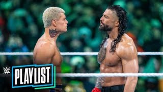 Every Cody Rhodes vs The Bloodline match WWE Playlist [upl. by Cotsen]