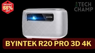 BYINTEK R20 Pro 3D 4K 300inch Cinema LED Projector [upl. by Soma]