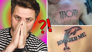 9 Of The ABSOLUTE WORST Tattoos Ive Seen In 2021 [upl. by Nhguav]