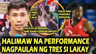 Hindi Mapigilan si Rhenz Abando Best Game Solid Block ang ibinigay ni Lakay Baseline Dunk pa [upl. by Jara]