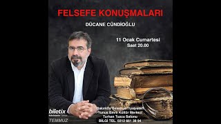 Dücane Cündioğlu Felsefe Konuşmaları III 11 Ocak 2020 [upl. by Nnael]