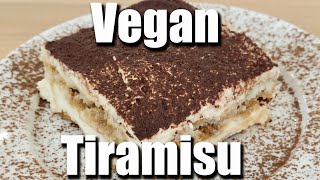 The BEST Vegan Tiramisu Recipe Light amp Creamy [upl. by Sorel257]