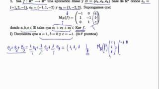 Matrices de aplicaciones lineales e incógnitas [upl. by Leo]