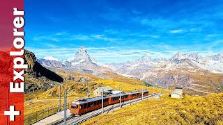 Gornergrat – Atemberaubender Blick auf Matterhorn amp Gletscher [upl. by Lisetta]