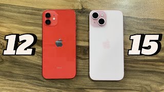 iPhone 12 vs iPhone 15 [upl. by Aradnahc]