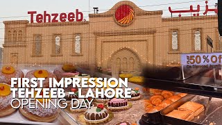 Tehzeeb Bakers Opens in Lahore  First Impression [upl. by Lodmilla]