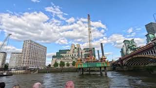 Cruising the River Thames  Richmond to Westminster  Canary Wharf  London 2024 [upl. by Elam448]