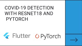 COVID19 Detection with ResNet18 PyTorch amp Flutter [upl. by Vilhelmina]