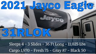 2021 Jayco Eagle 317RLOK [upl. by Nahgiem155]