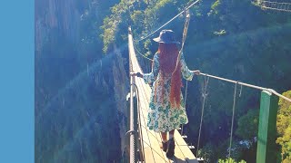 🇿🇼 Mutarazi Falls Nyanga Zimbabwe  Skywalk [upl. by Matthia79]