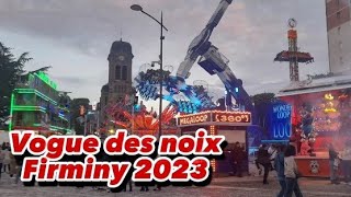 Vogue des noix Firminy 2023  Fête foraine [upl. by Arabeila145]