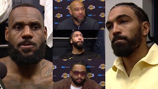 Lakers vs Nets  Lakeshow Postgame Interviews x Highlights Gabe AD LeBron DLo amp Darvin Ham [upl. by Eisaj679]