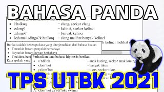 TPS UTBK 2021  BAHASA PANDA [upl. by Cychosz]