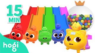 Ninimo Special✨ Candy Machine  Boo Boo Play  Color Slide and More｜Colors for Kids｜Hogi Pinkfong [upl. by Eelitan874]