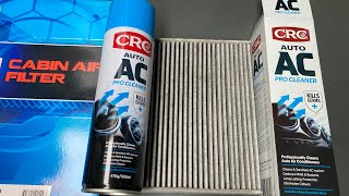 CLEAN YOUR AIR CONDITIONING  NO MORE SMELLS 🤷‍♂️🤣😉🙏✌️CRC AUTO AC PRO CLEANER [upl. by Armillia]