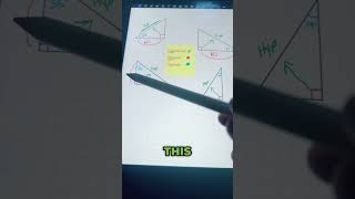 How to Find Hypotenuse Adjacent and Opposite Sides of a right 📐 in 60 secs math trigonometry [upl. by Asreht911]