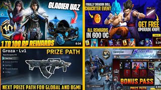 Next A10 Bonus Pass 1 To 100 Rp Rewards  UAZ Upgraded Skin  Next Prize Path Is Here  PUBGM [upl. by Aneed]