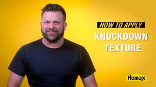 How to Apply Knockdown Texture  Homax Water Based [upl. by Augie]