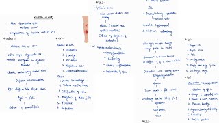 VENOUS ULCER NOTES  GENERAL SURGERY  ONE PAGE NOTES  4TH PROFF  MBBS [upl. by Ziana35]