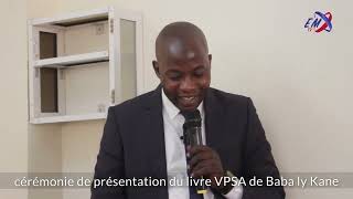 Cérémonie de présentation du livre VPSA  intervention de Dr AYNINA DIOP [upl. by Tollmann]