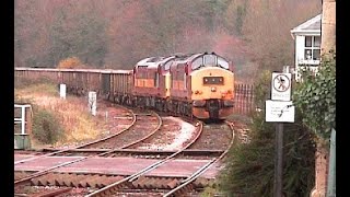 3740837418 at Crediton on Meldon Quarry to Westbury Stone Train 290801 [upl. by Caroline]