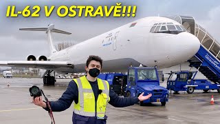 Ilyushin IL62MGr v Ostravě Letadlo které by v roce 2021 už nemělo létat [upl. by Benkley]