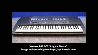 Yamaha PSR200 amp PSR300 Demo quotOriginal Themequot [upl. by Marleen]