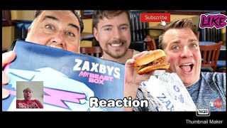 Reaction to Zaxbys MrBeast Box Review  First Time at Zaxbys [upl. by Andri808]