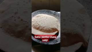 Sattu partha chana ki sabji shortvideo recipe [upl. by Fanchan]