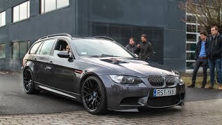 BMW E91 M3 Touring  V8 Engine  Loud sounds Revs amp acceleration [upl. by Asselim74]