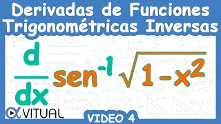 🚀 Derivadas de Funciones Trigonométricas Inversas  Video 4 [upl. by Nosnibor]