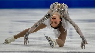 14yearold Isabeau Levito slays audience places 4th in short program at US Championships [upl. by O'Meara]