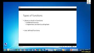 Built in functionsclass12  fbise board part3 [upl. by Lyrak]